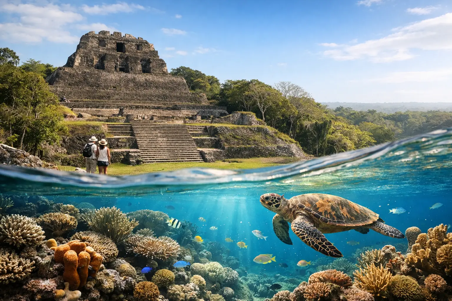 Sample Belize Ruins and Reef Itinerary